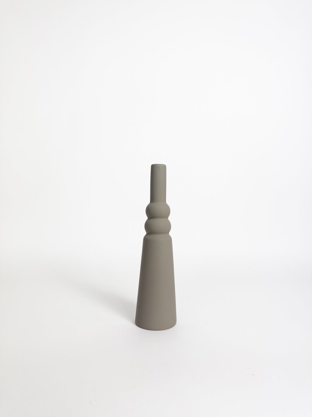 Malmo Bottle Vase Stone H28.5cm