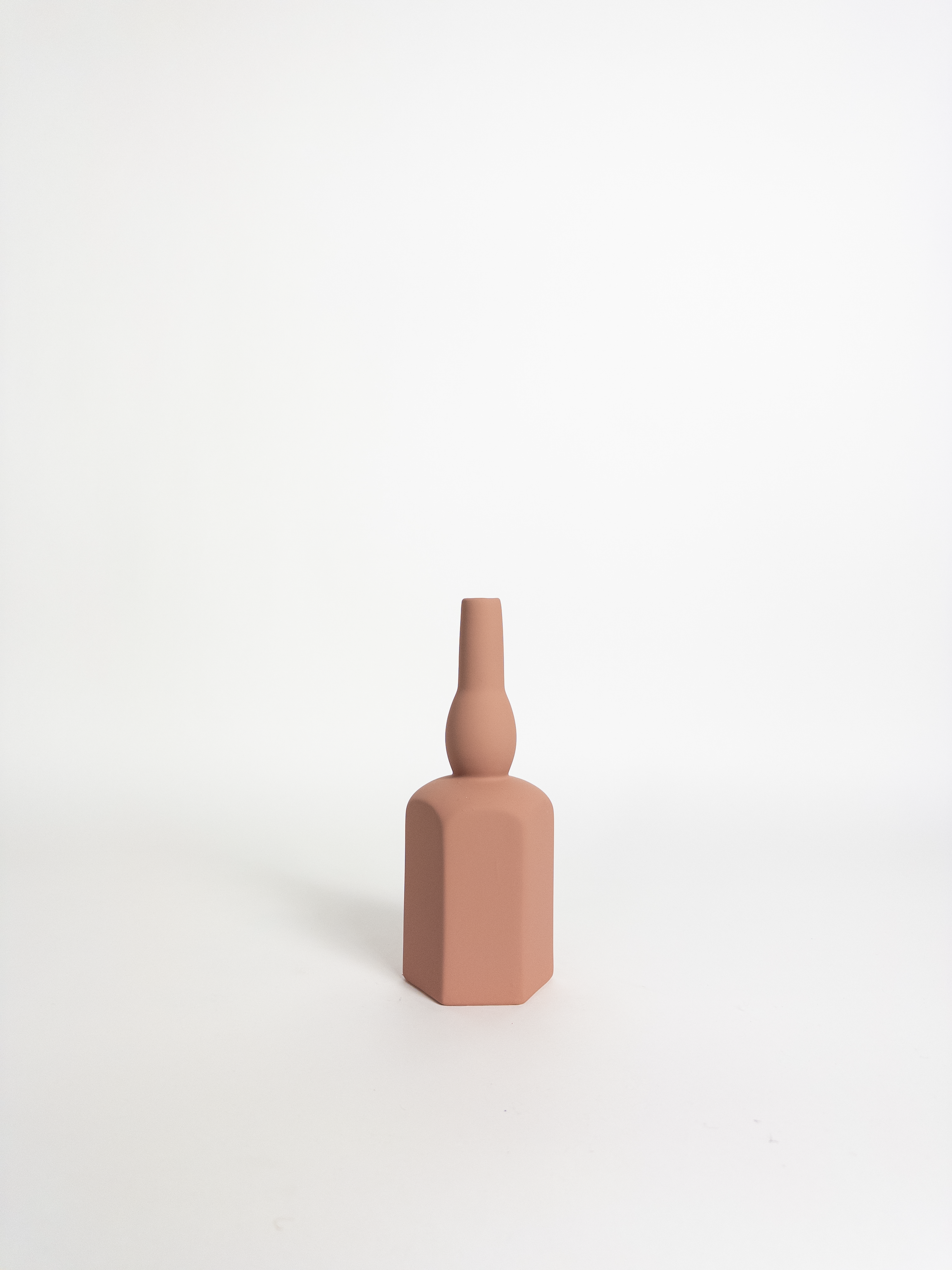 Chrysler Bottle Vase Dusty Rose H23cm