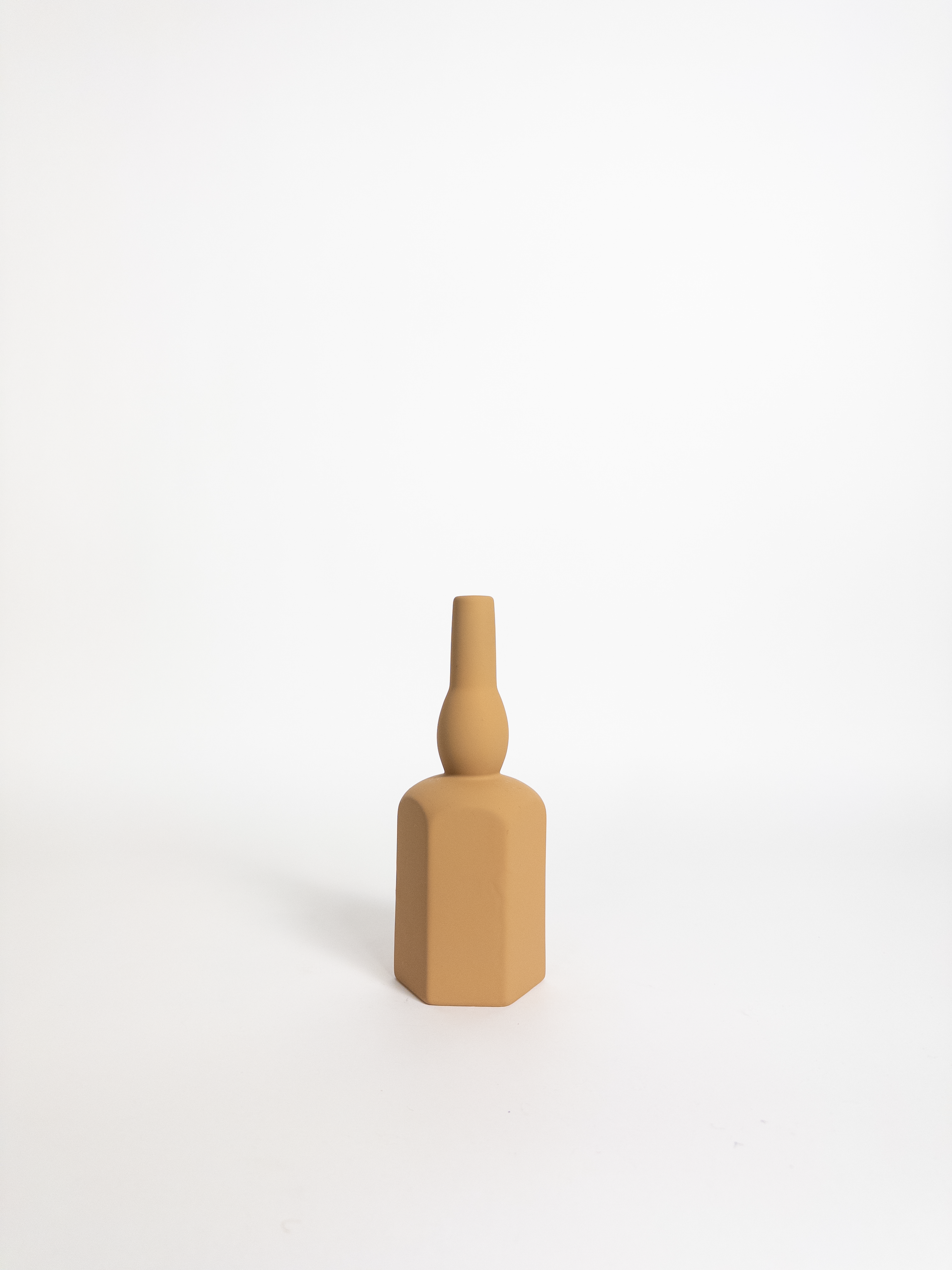 Chrysler Bottle Vase Gold Earth H23cm