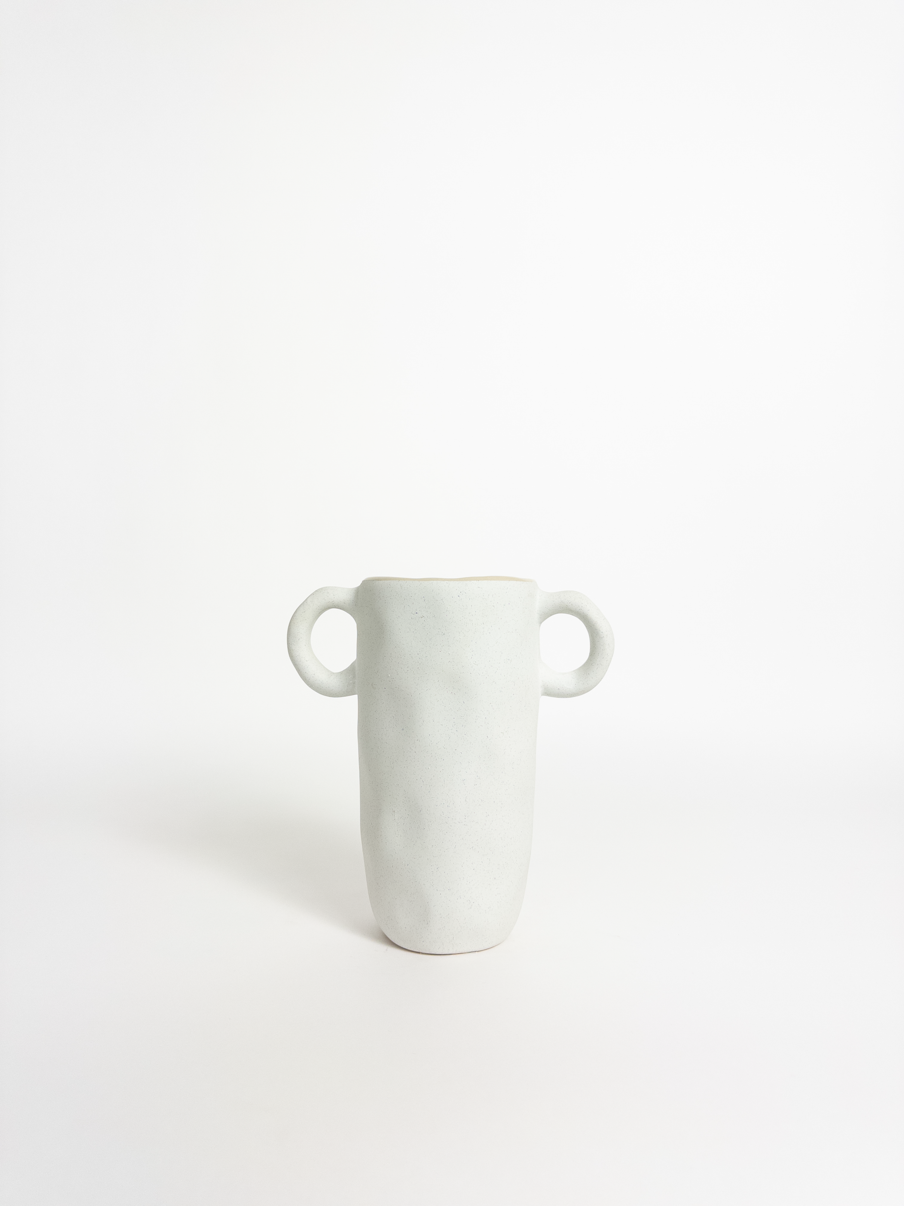Potter Vase Blanc H23cm
