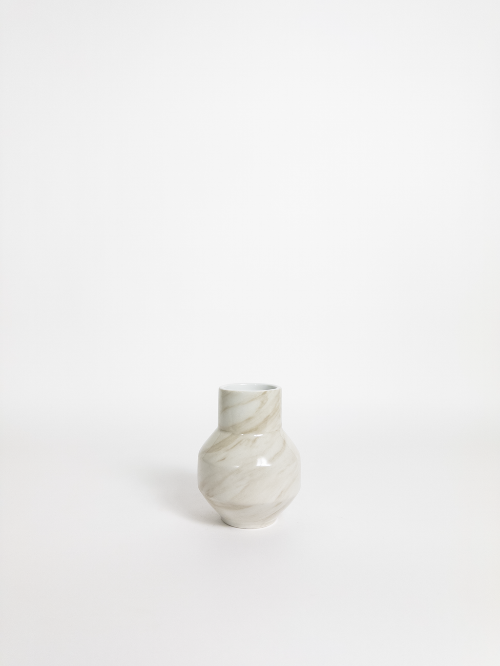 Olympia Marble Vase H14.5cm