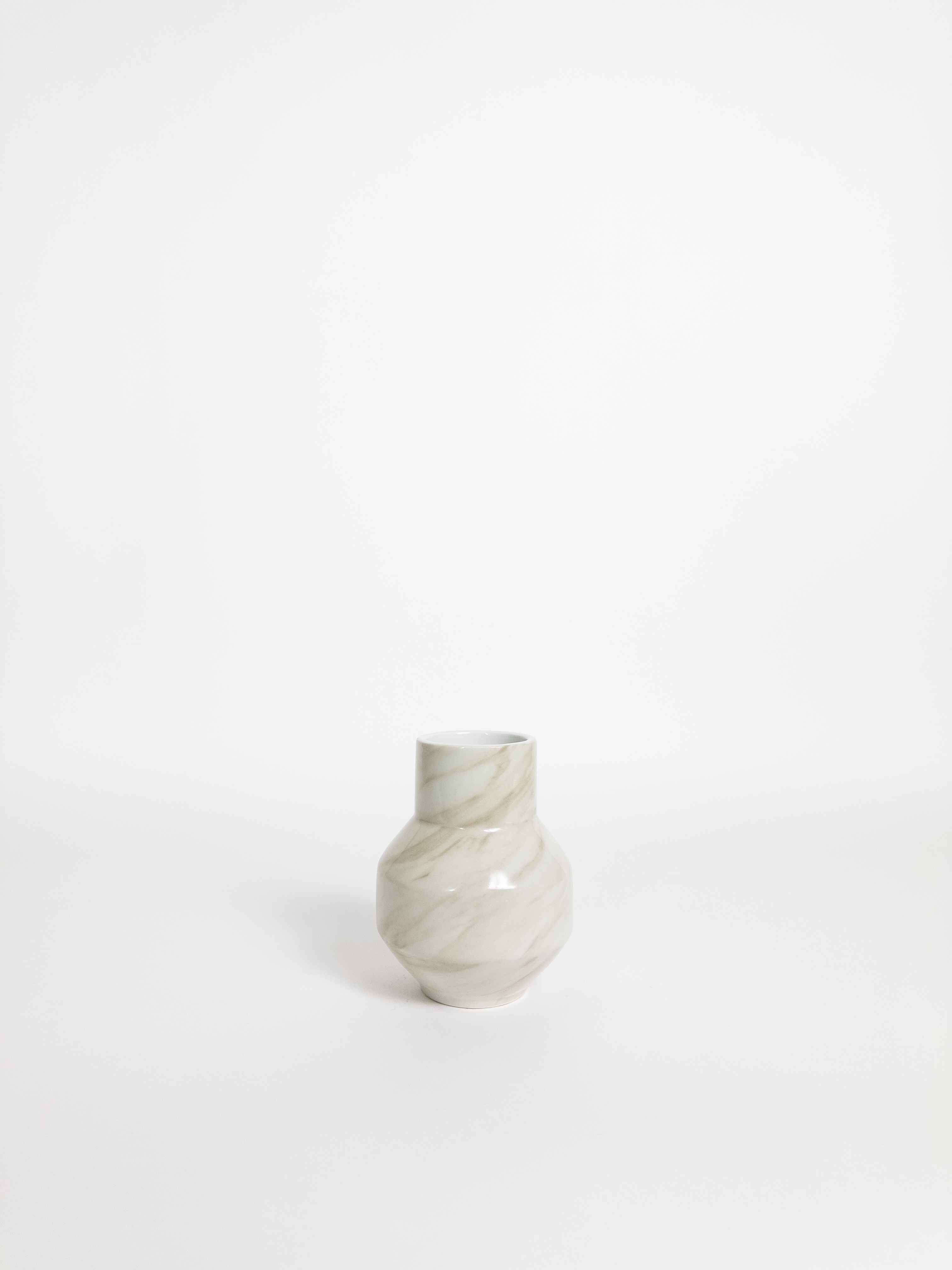 Olympia Marble Vase H14.5cm