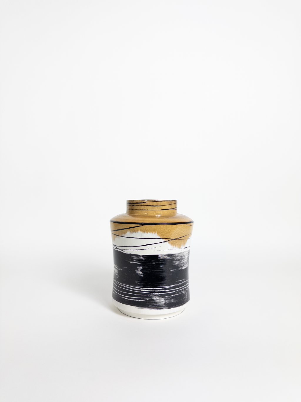 Kyoto Wooden Vase H22cm