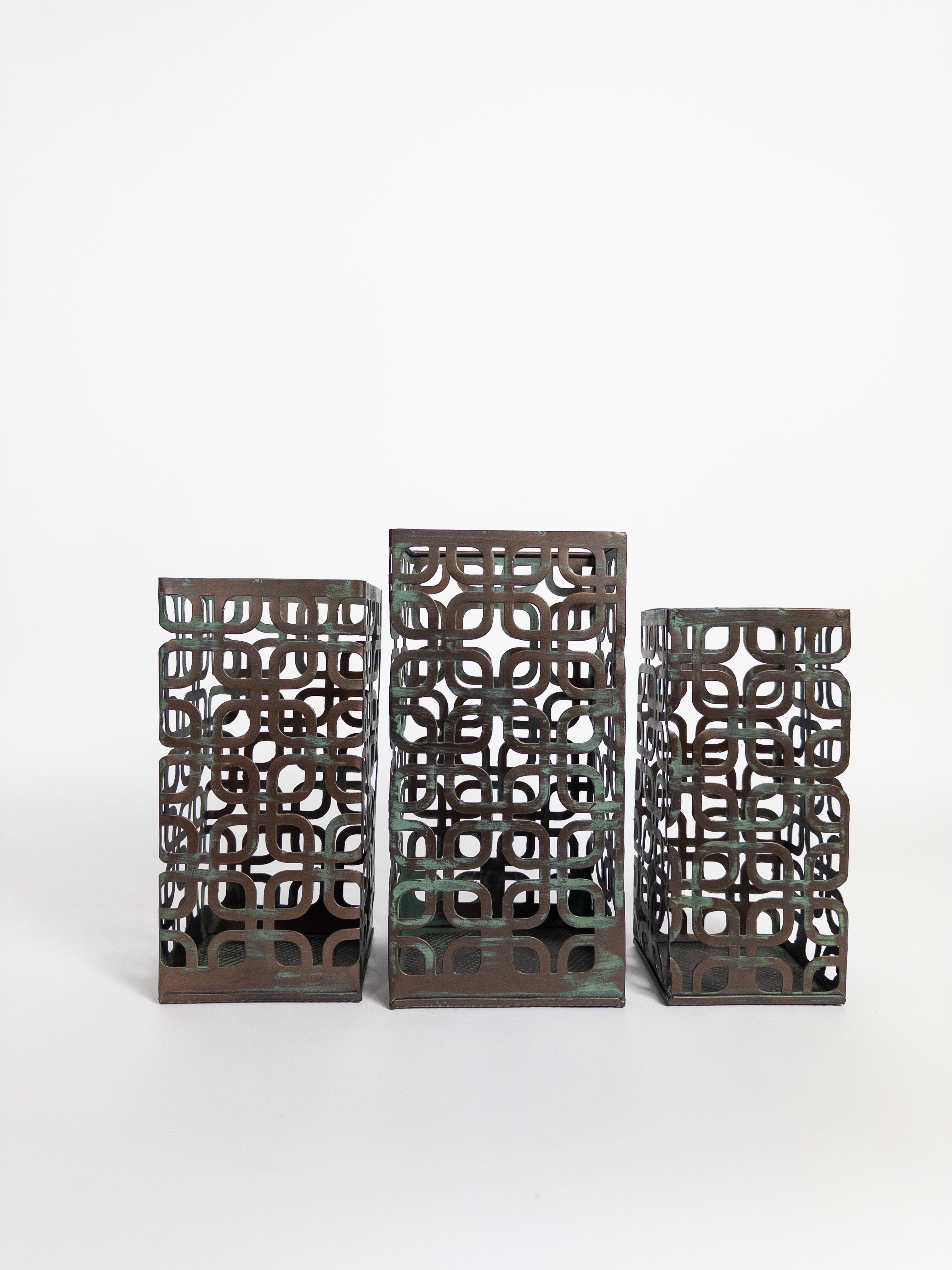 Marrakesh Square Votive Holder Set Of Three
