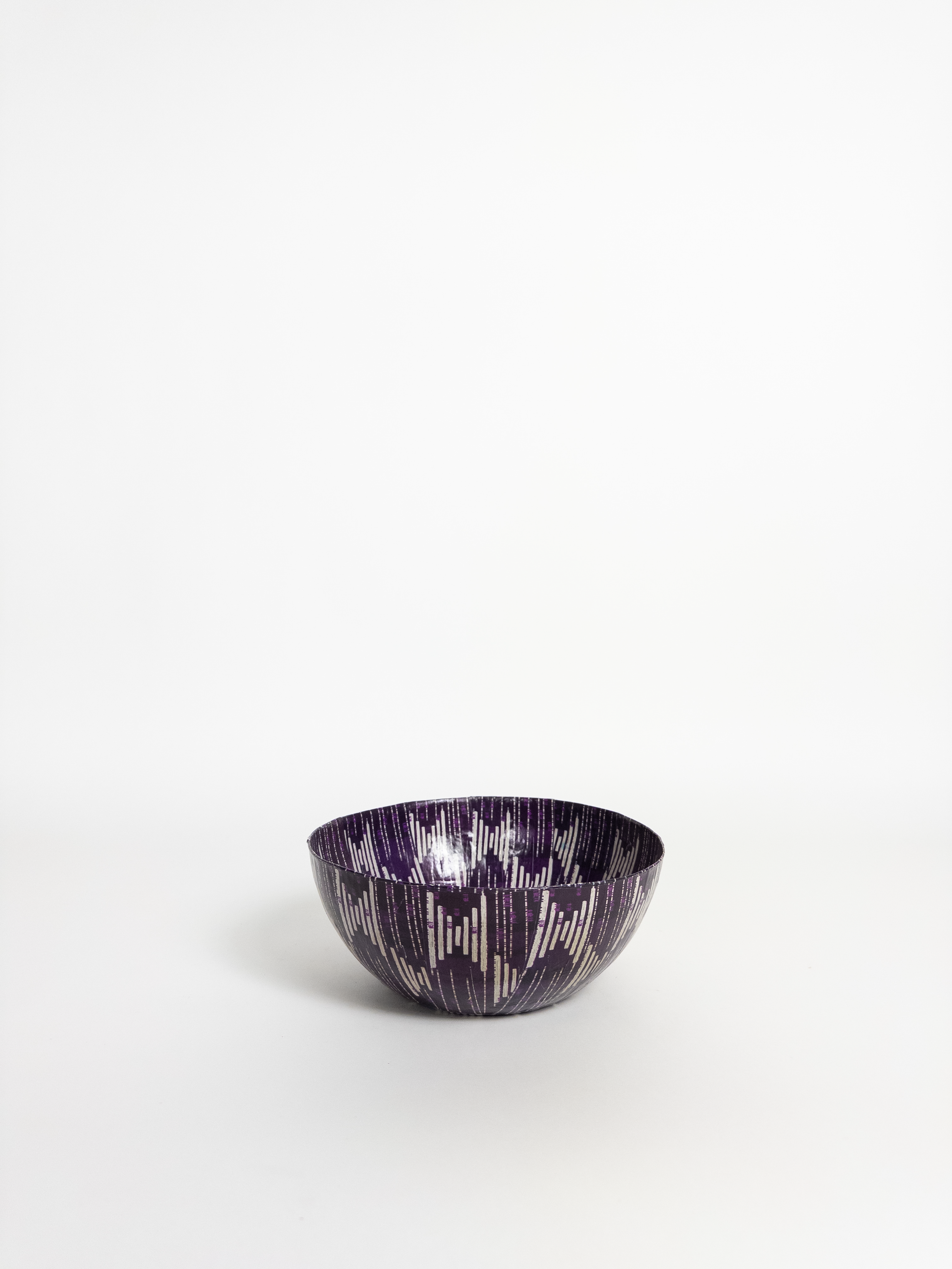 Wola Nani Stripes Purple Bowl W23.5cm