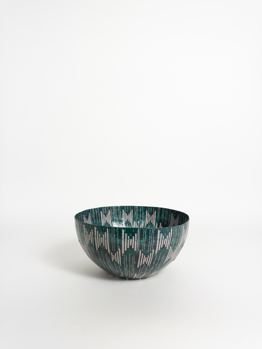 Wola Nani Stripes Teal Bowl W25.5cm