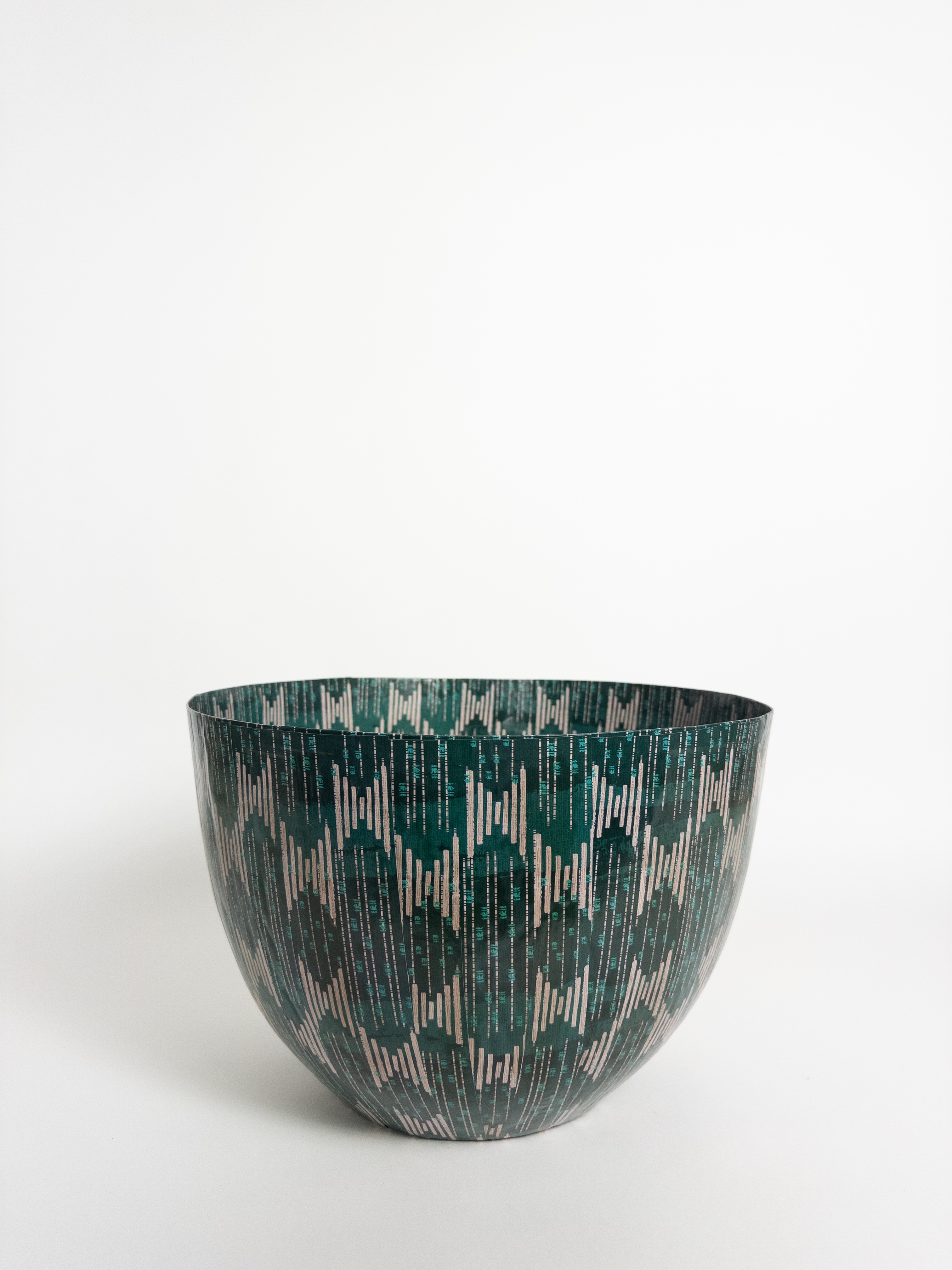 Wola Nani Stripes Teal Bowl W42.2cm