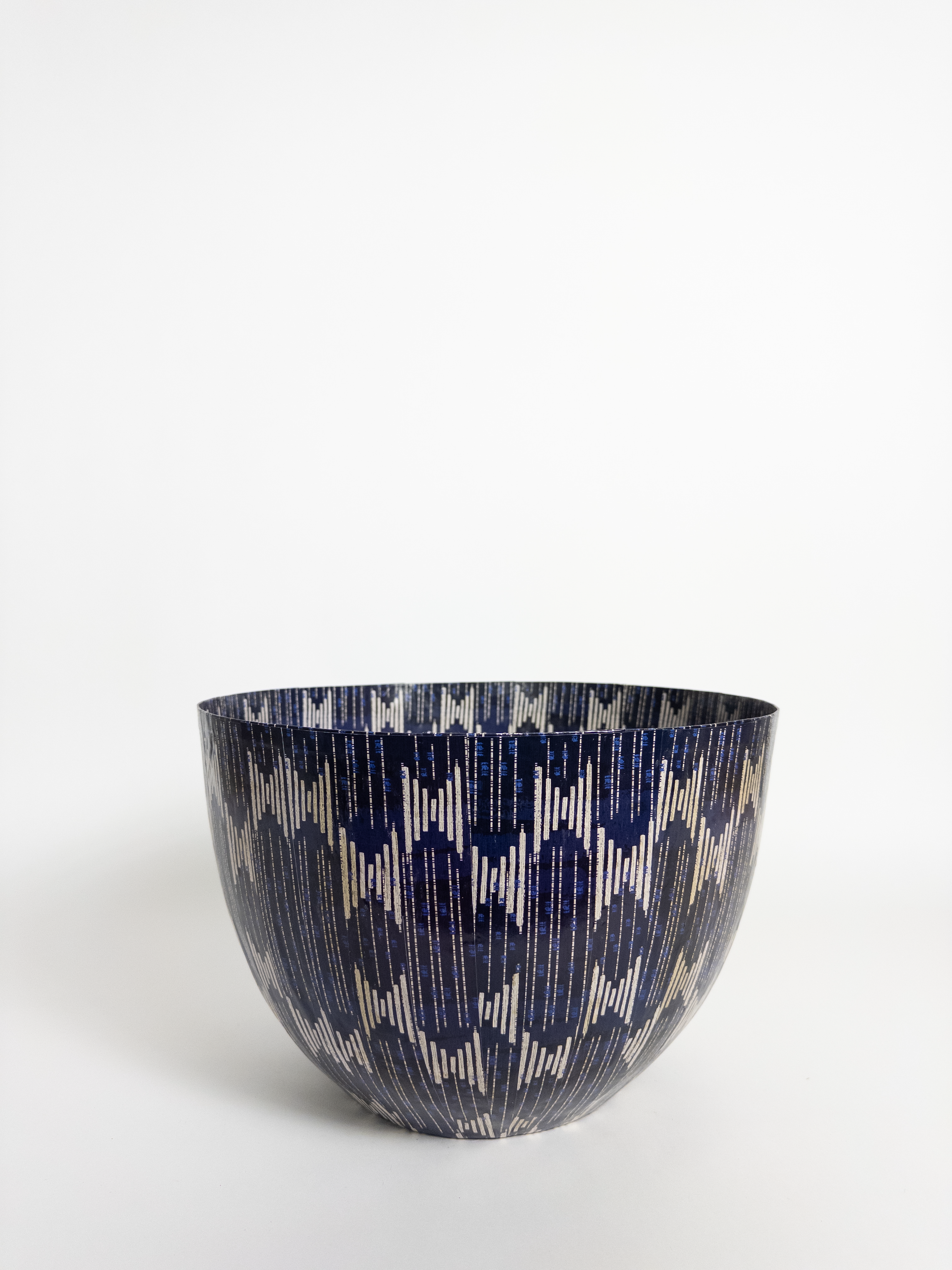 Wola Nani Stripes Indigo Bowl W42.2cm