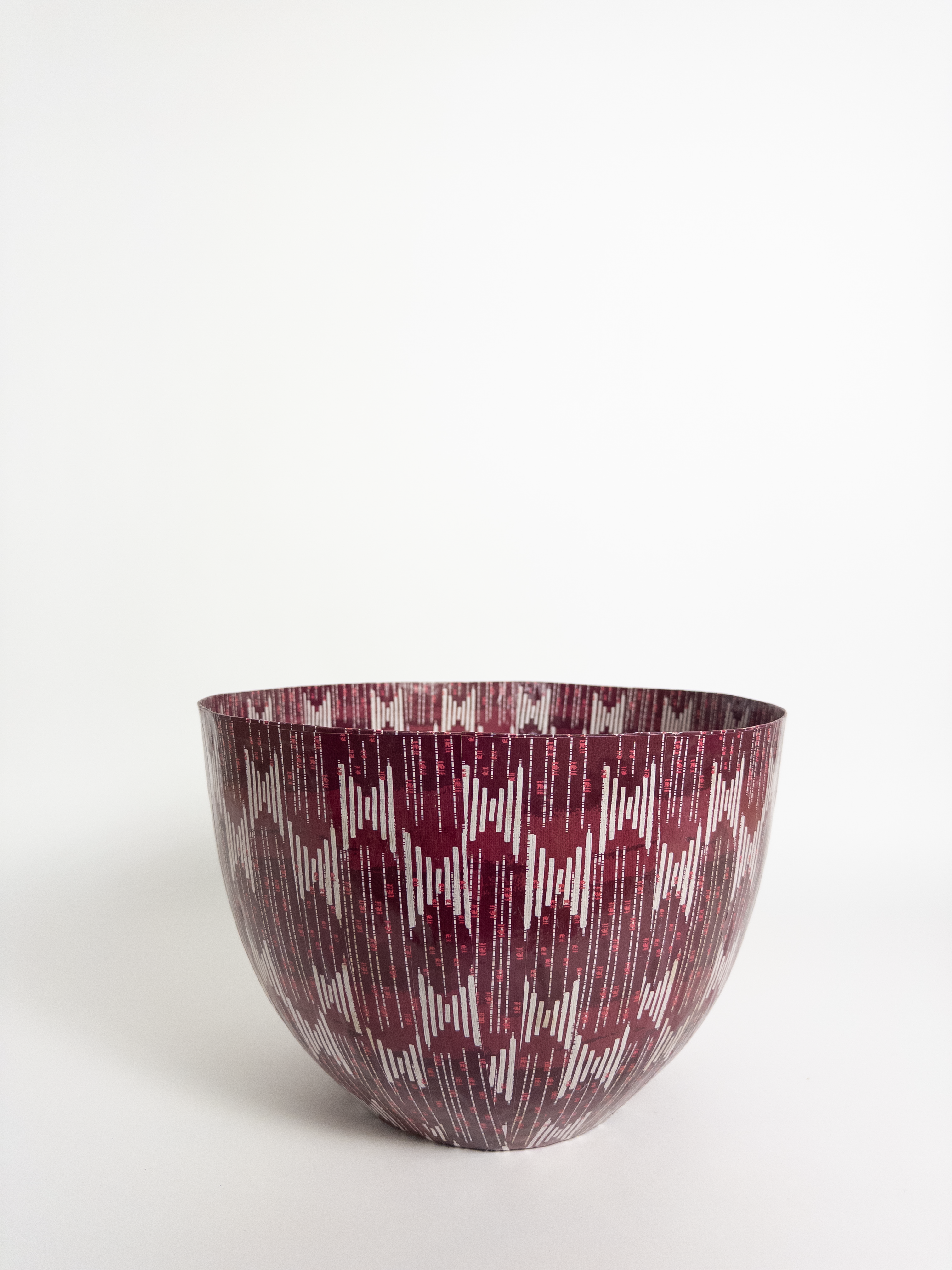 Wola Nani Stripes Marsala Bowl W42.2cm