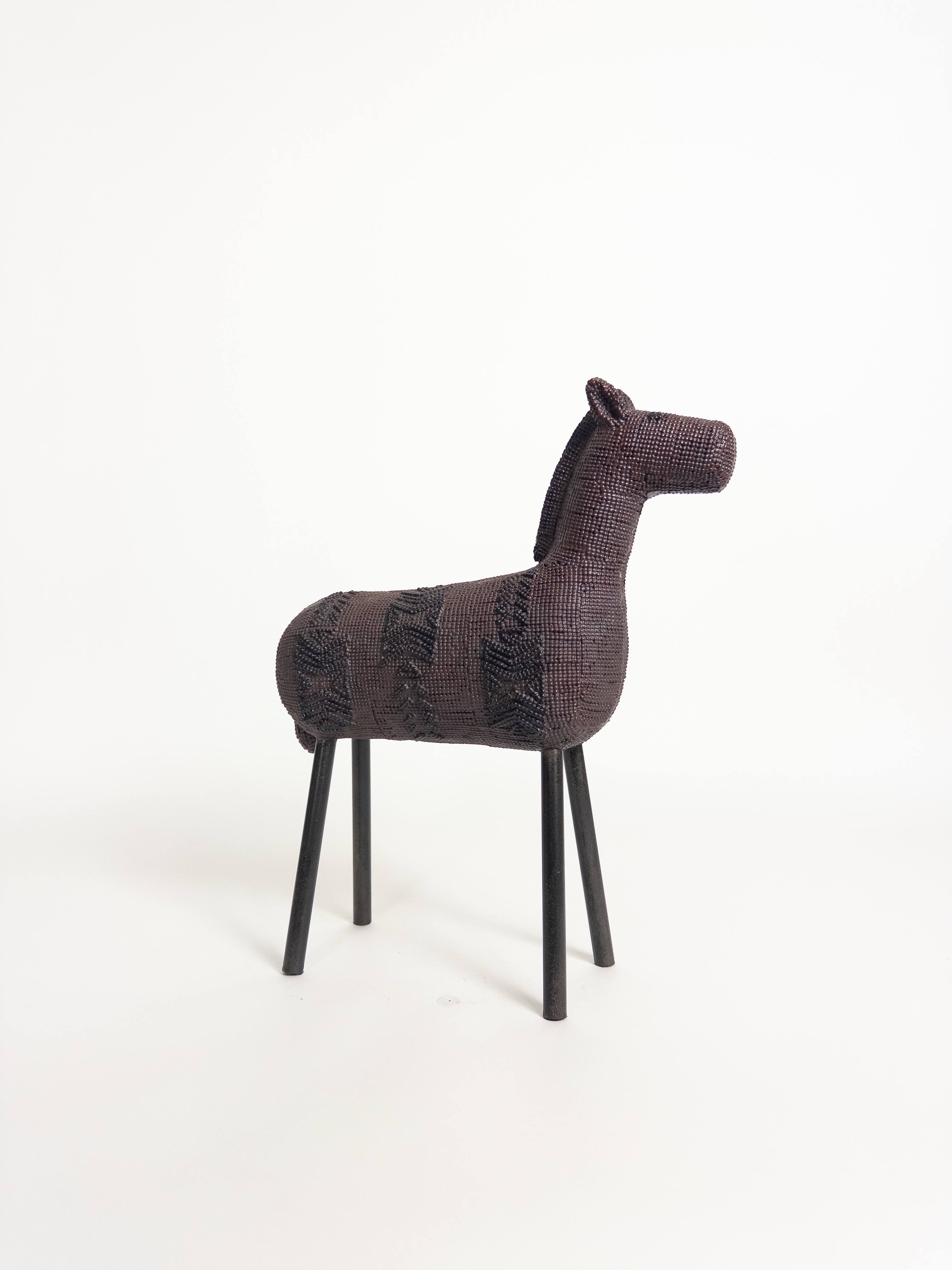 Aztecs Horse Geo  Red Black