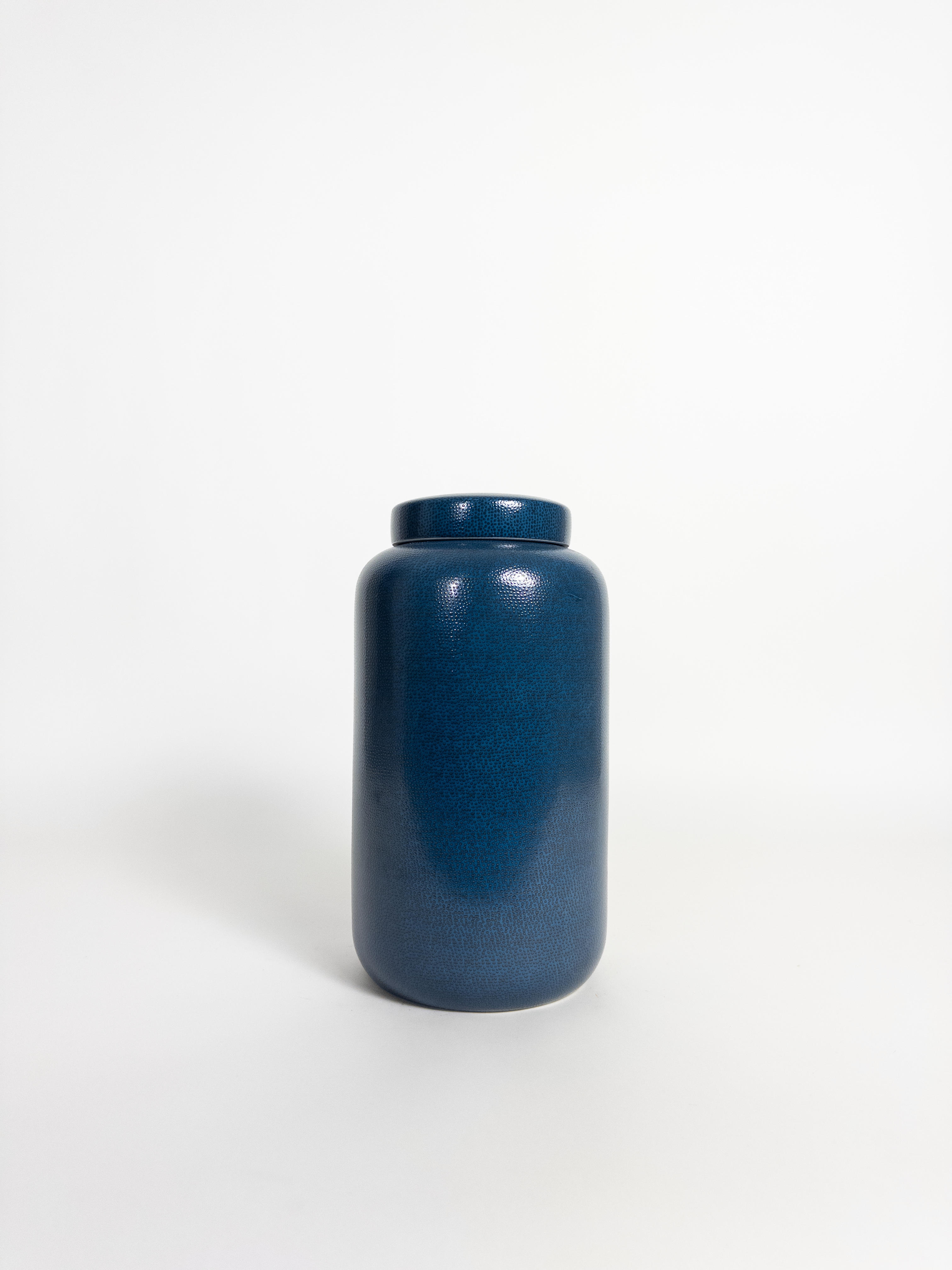 Shagreen Blue Jar H30cm