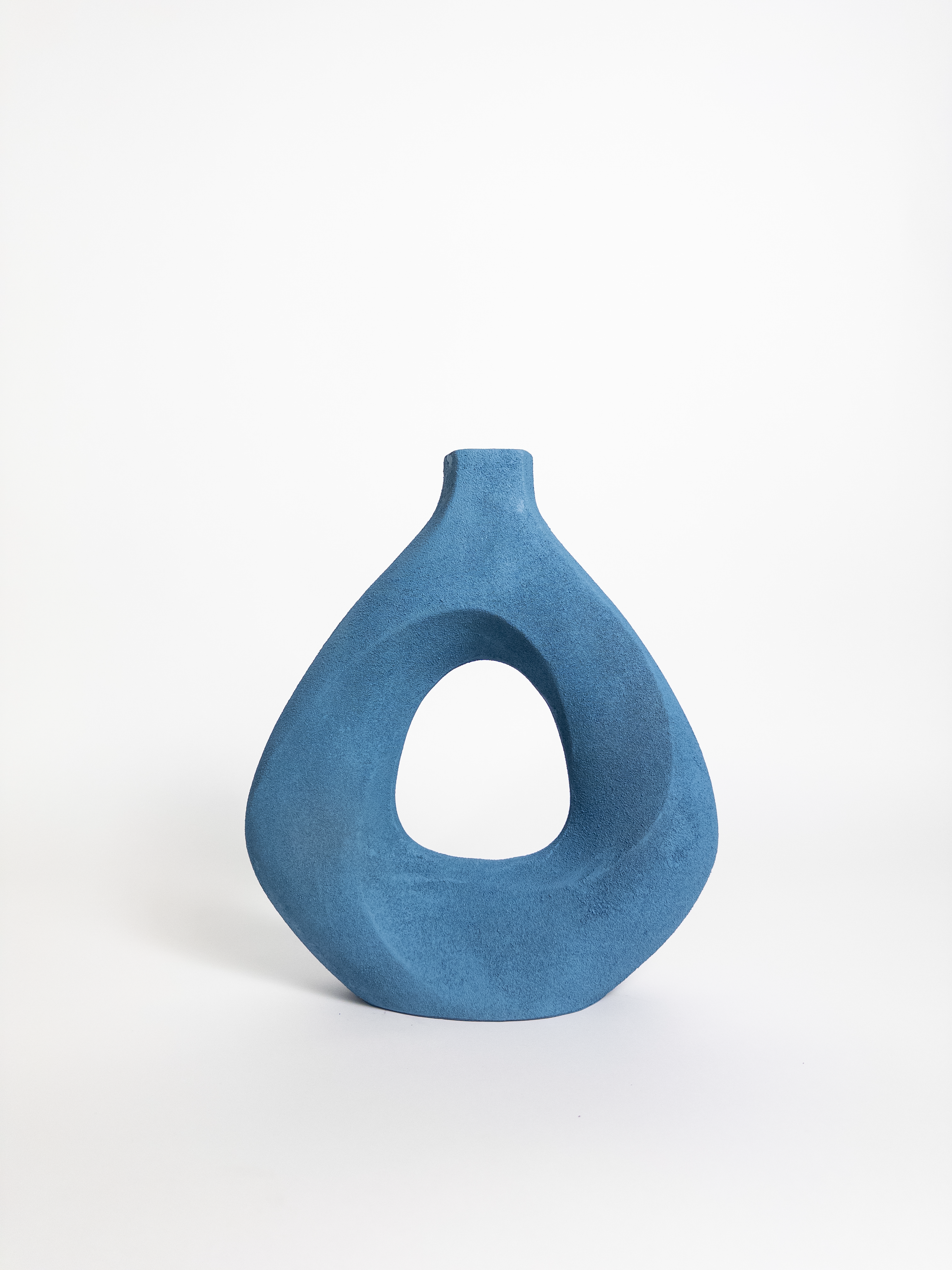 Aveiro Sculpt Vase Blue