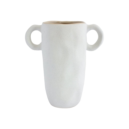 Potter Vase Blanc H23cm
