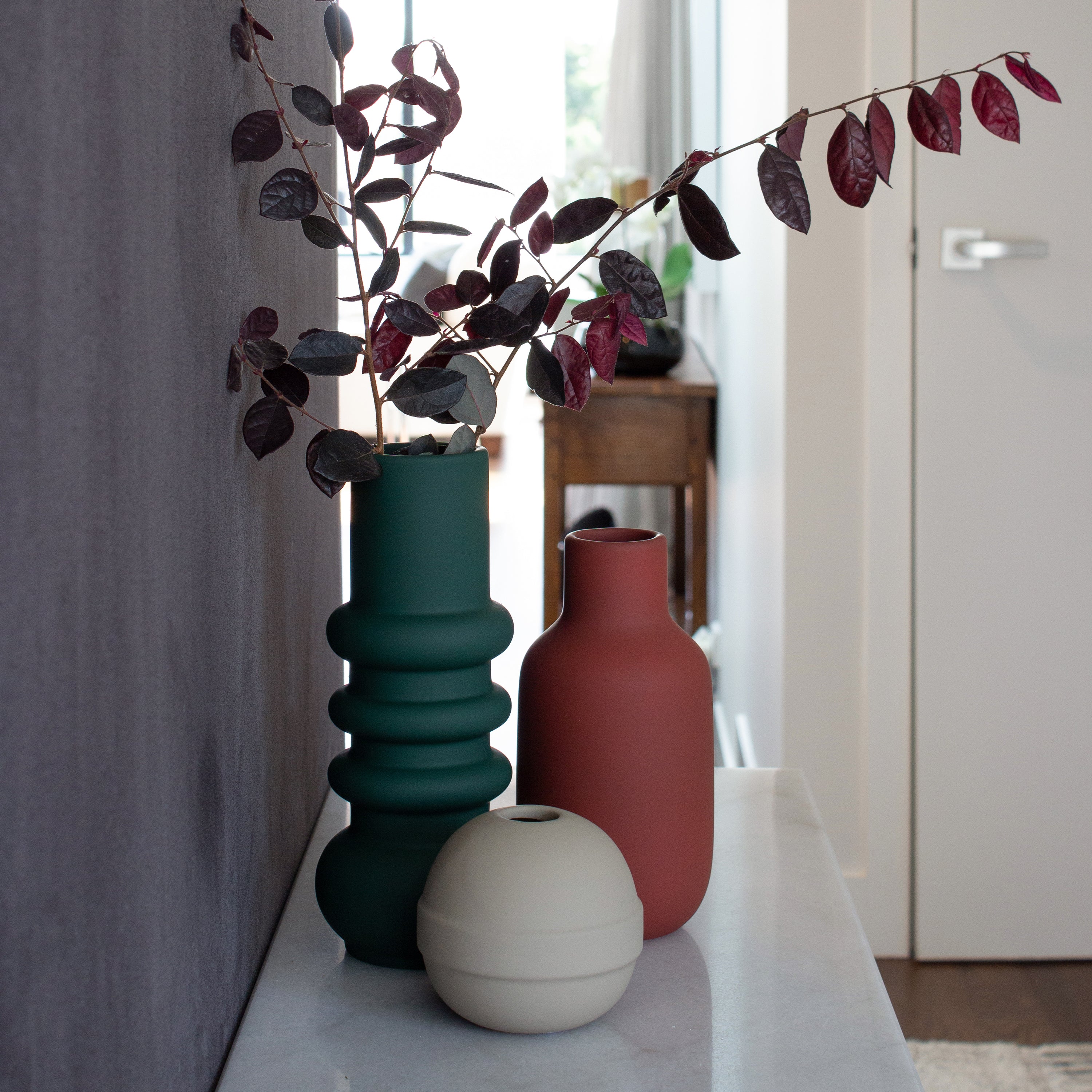 Dala Bottle Vase Redwood H20cm