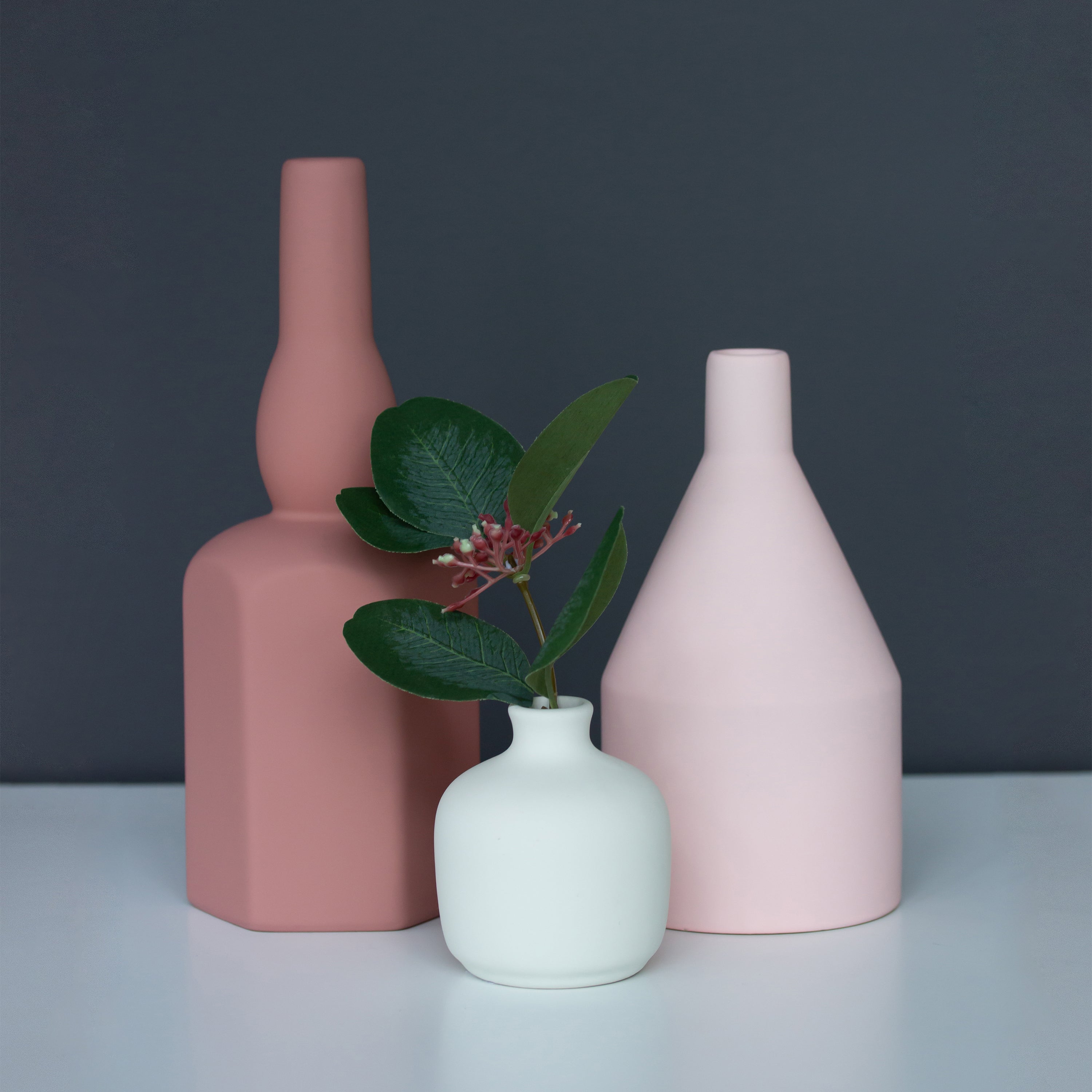 Chrysler Vase Petal Pink H16.7cm