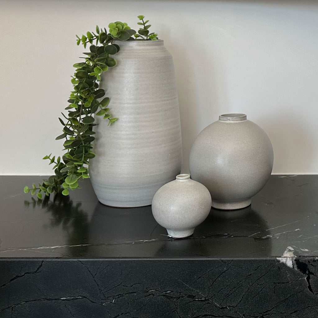 Obi White Vase