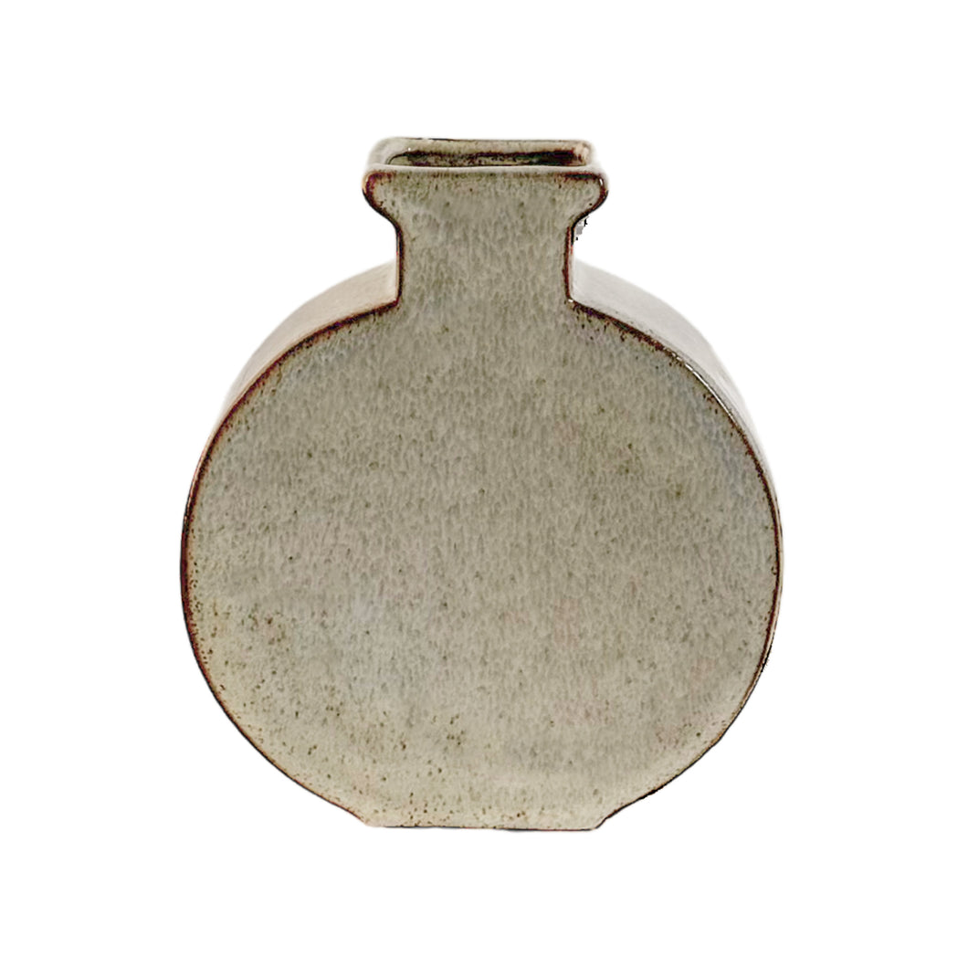 Cora Round Vase Beige