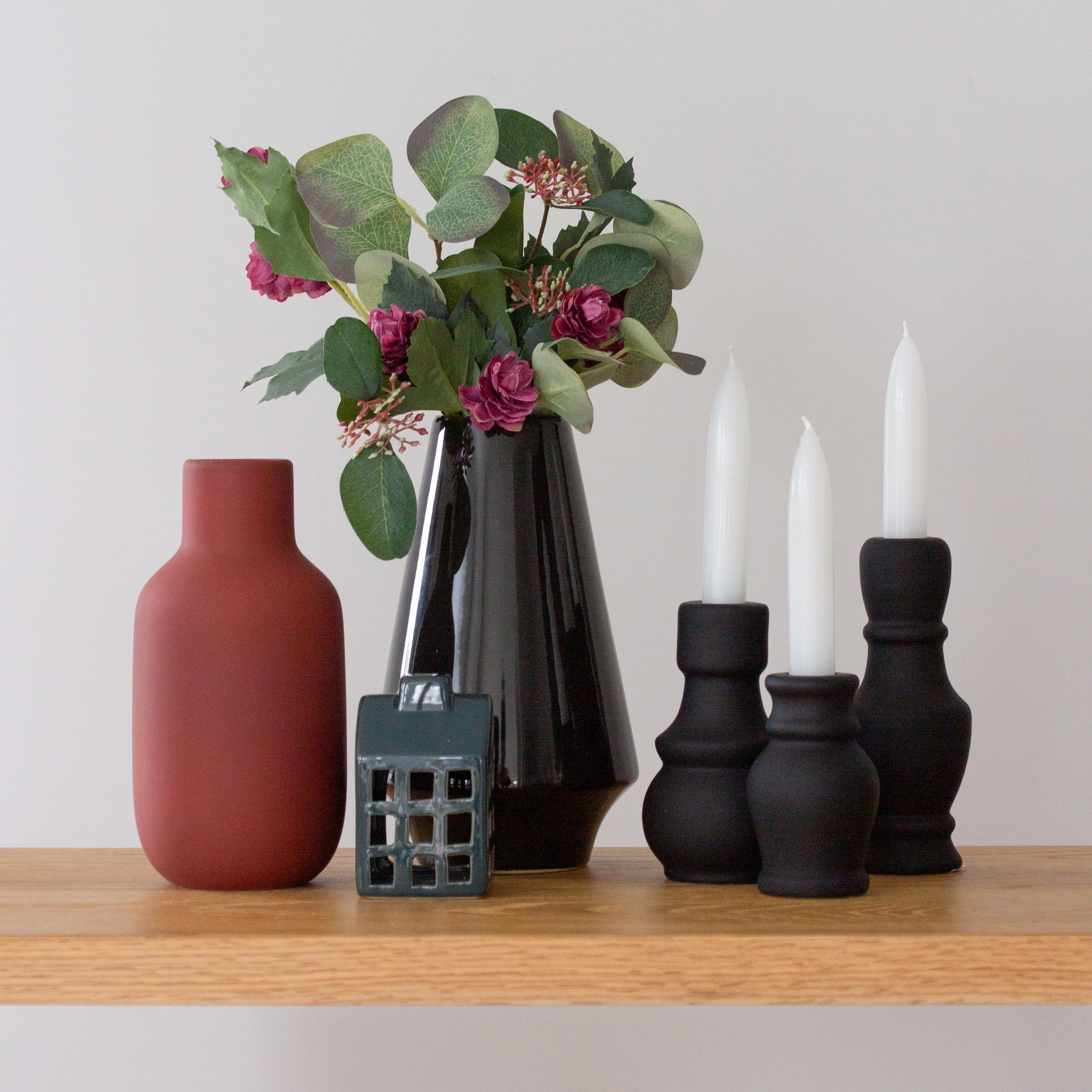 Dala Bottle Vase Redwood H20cm