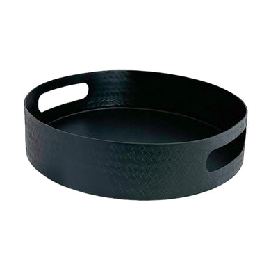 Asina Round Tray Black