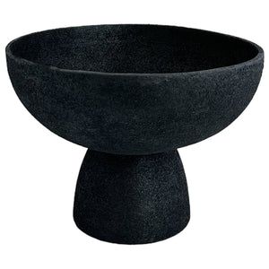 Elba Pedestal Bowl Black