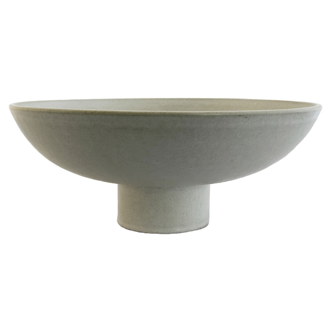 Letti Pedestal Bowl White W36cm
