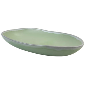 Melfi Oval Dish L36.5cm Green
