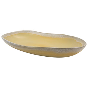 Melfi Oval Dish L36.5cm Yellow