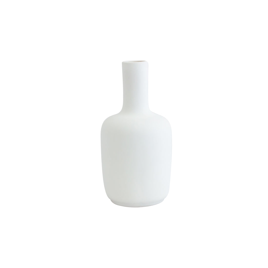 Alu Vase Blanc H13cm