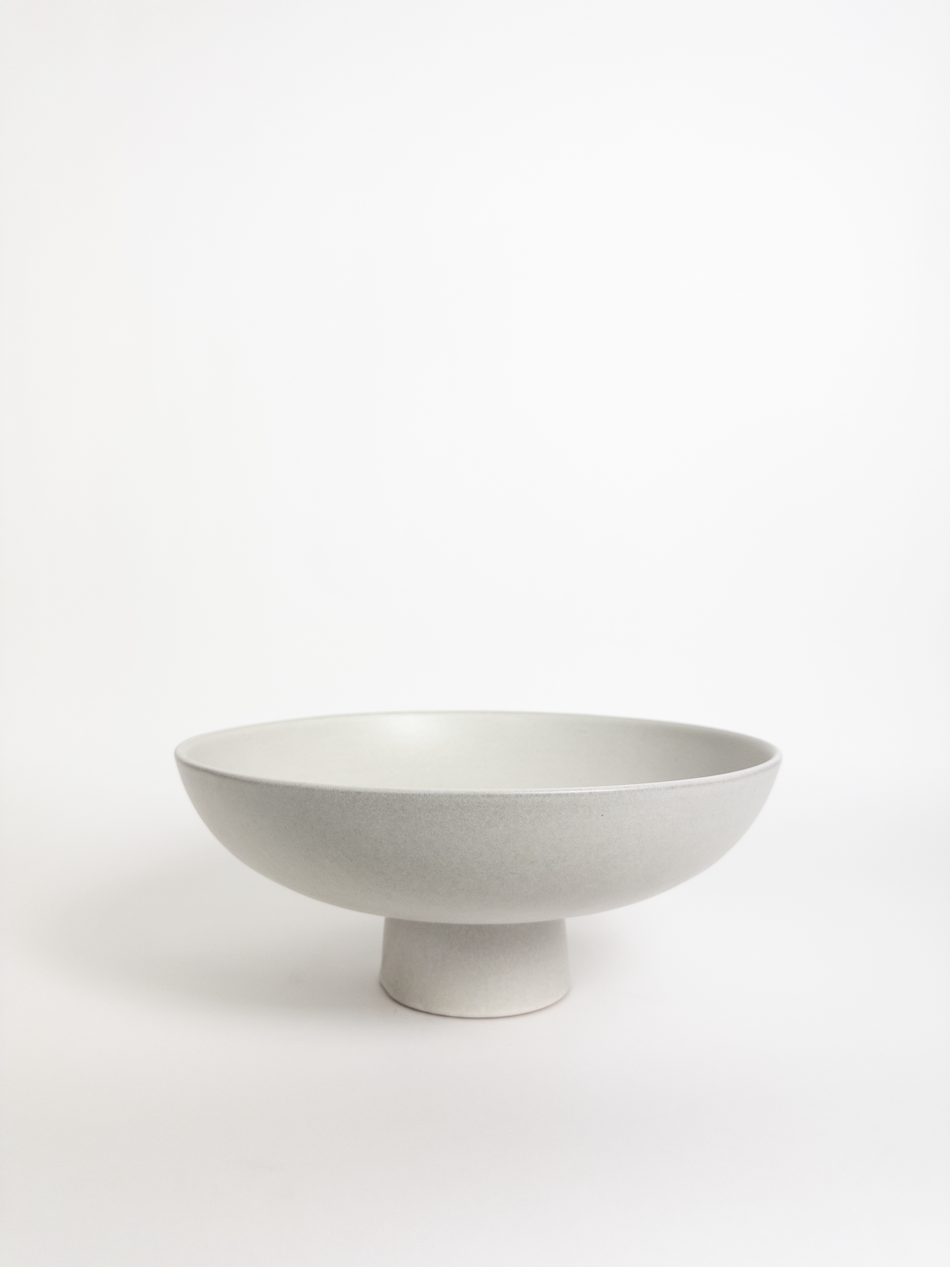 Letti Pedestal Bowl White W36cm