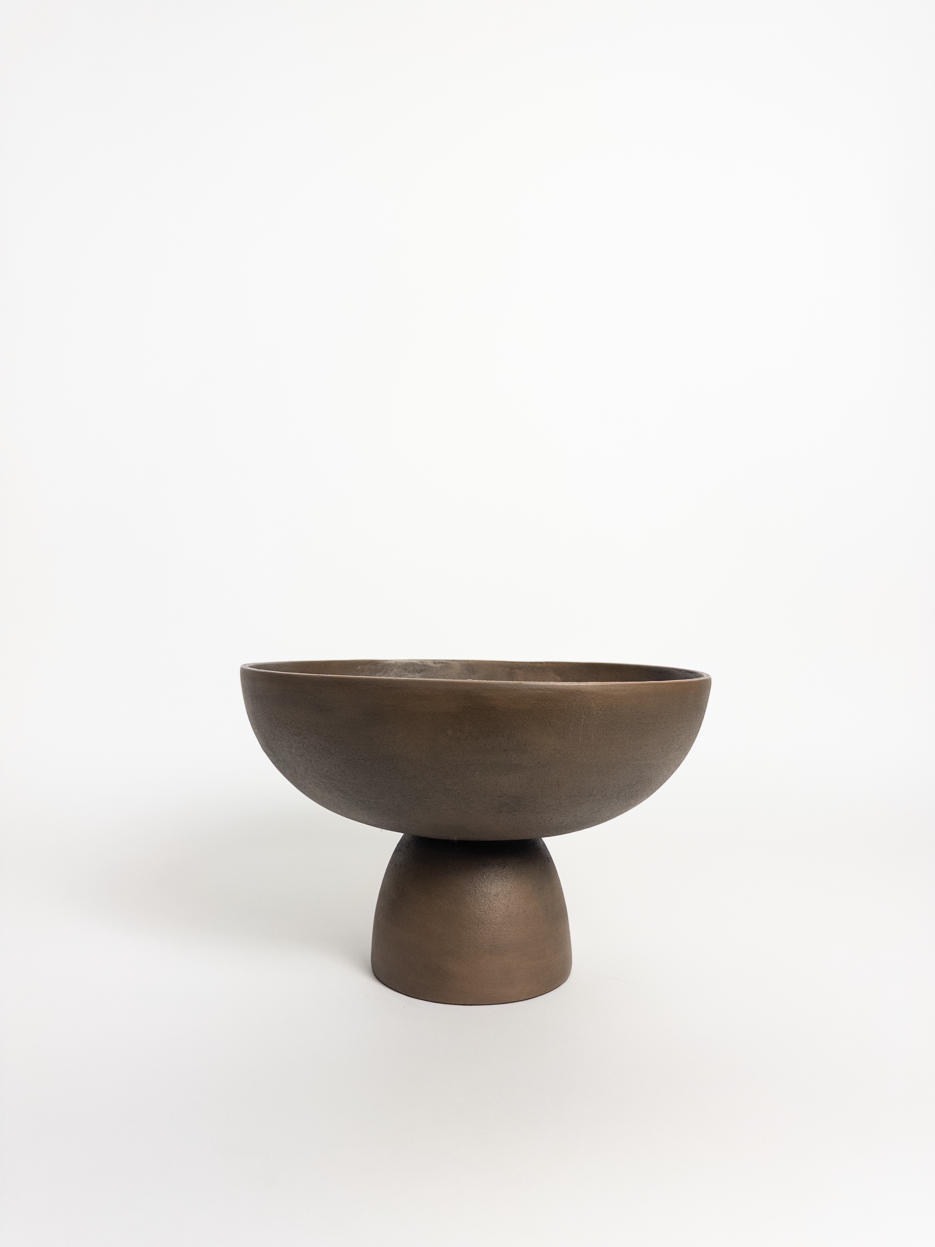 Lucille Pedestal Bowl Antique Copper