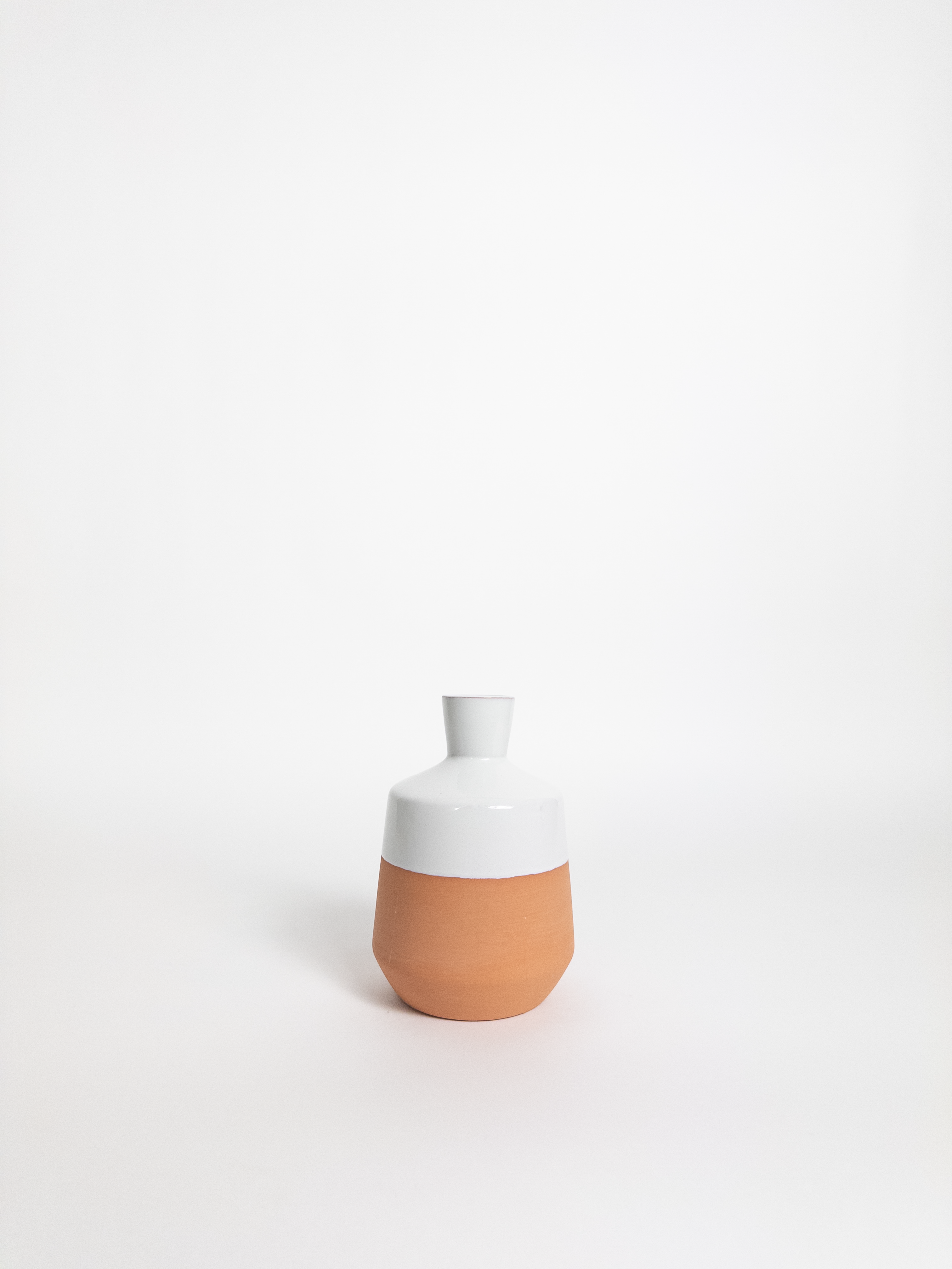 Pied Vase White