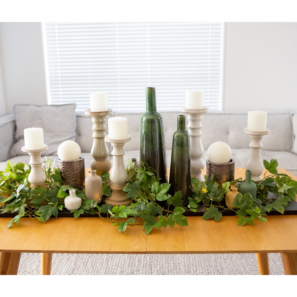 Dixon Pillar Candle Holder Bronze