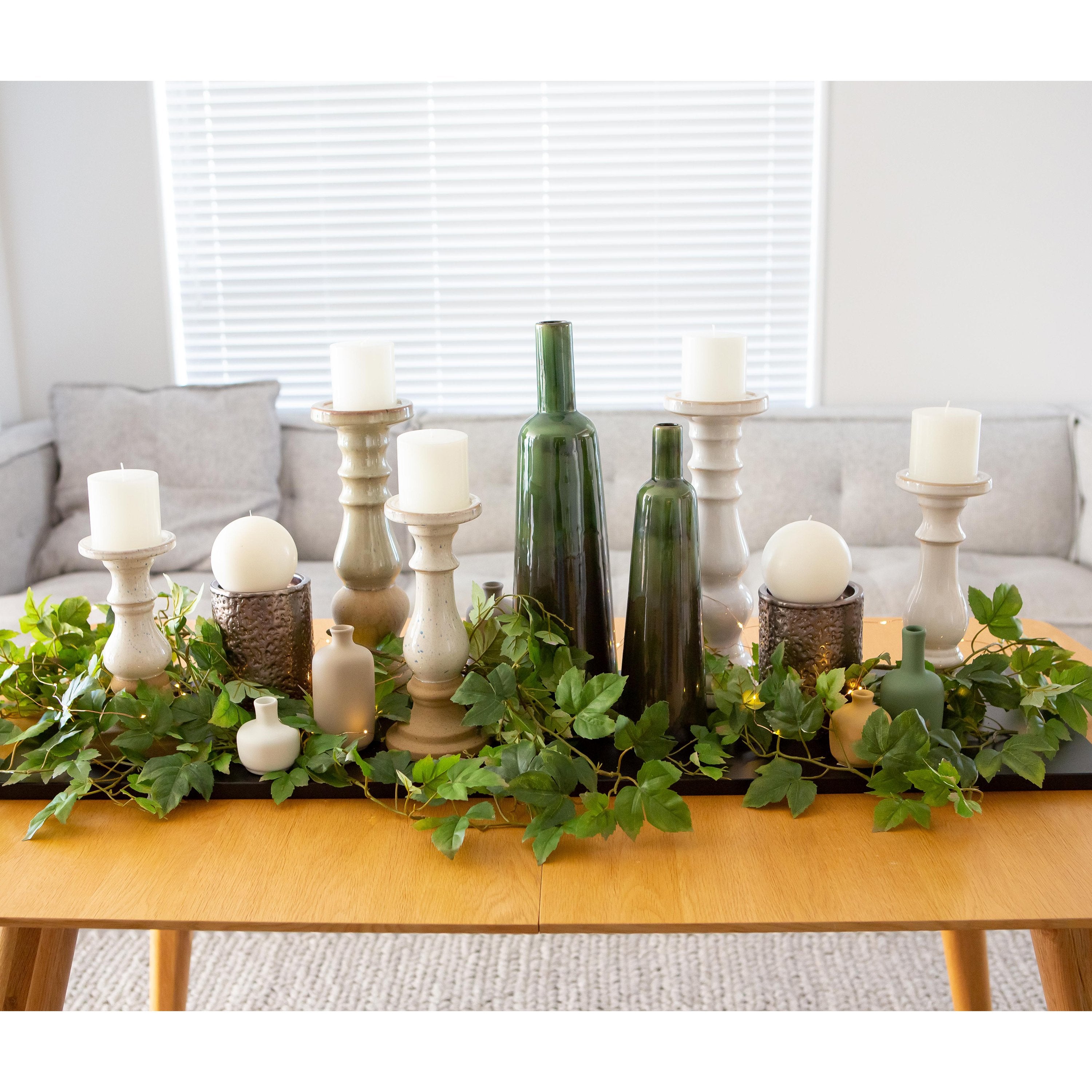 Dixon Pillar Candle Holder Bronze
