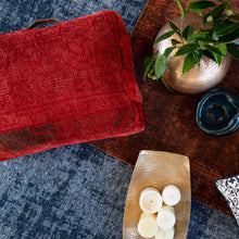 Load image into Gallery viewer, Kashi Floor Cushion Red