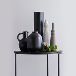 Hale Cylinder Vase Black