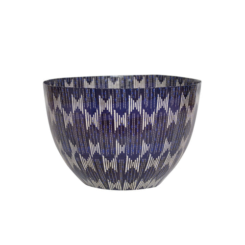 Wola Nani Stripes Purple Bowl W25.5cm