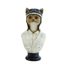 Load image into Gallery viewer, Busto Pilot Cat Statue