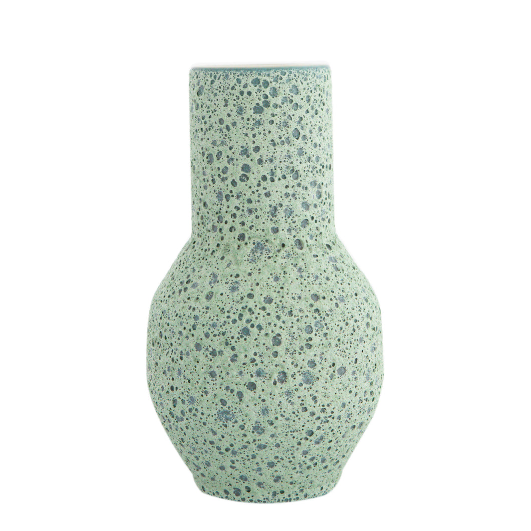 Tuscan Stem Vase Aqua