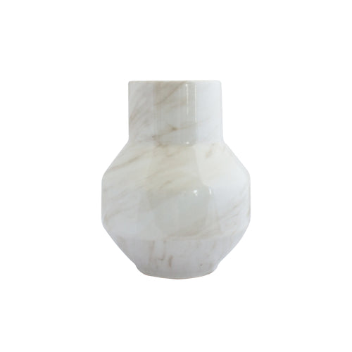 Olympia Marble Vase H14.5cm