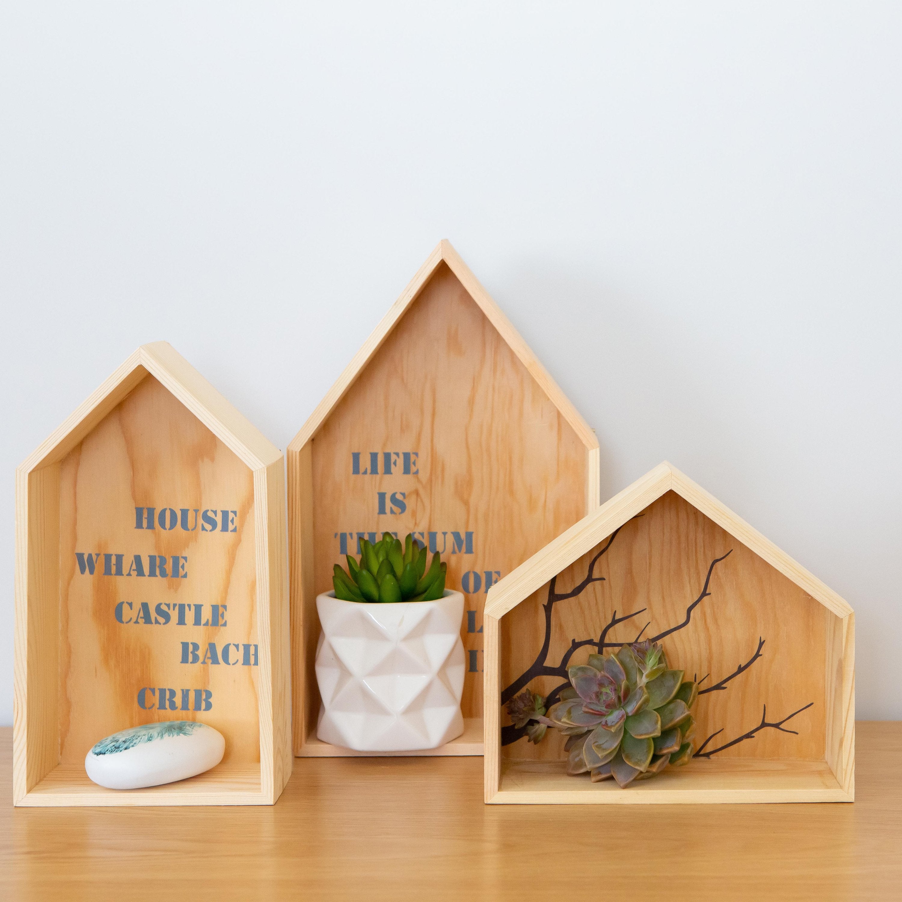 Legno Life/House Set Of 2