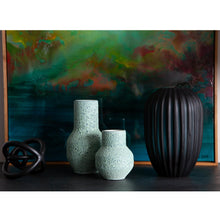 Load image into Gallery viewer, Tuscan Stem Vase Aqua