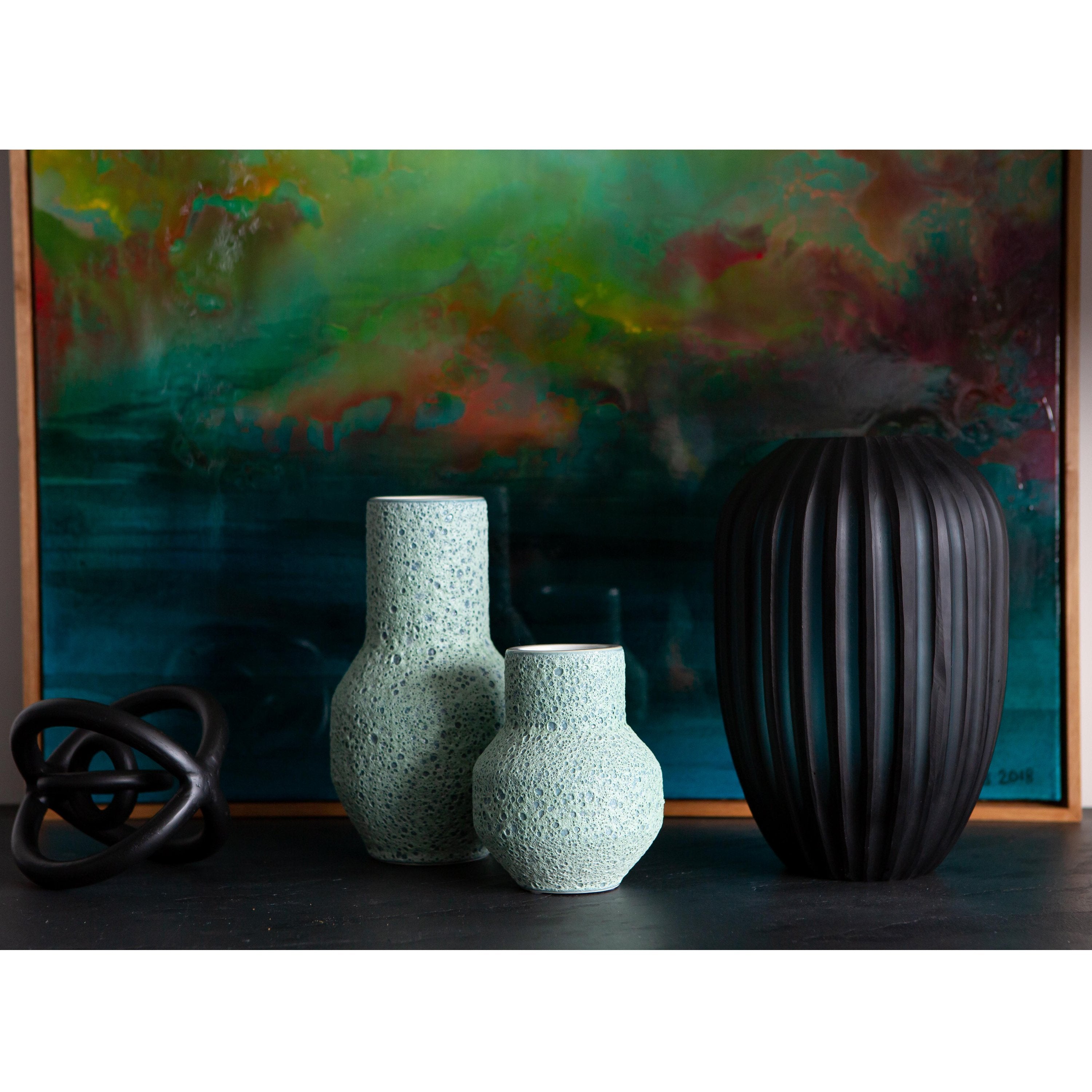 Tuscan Vase Aqua
