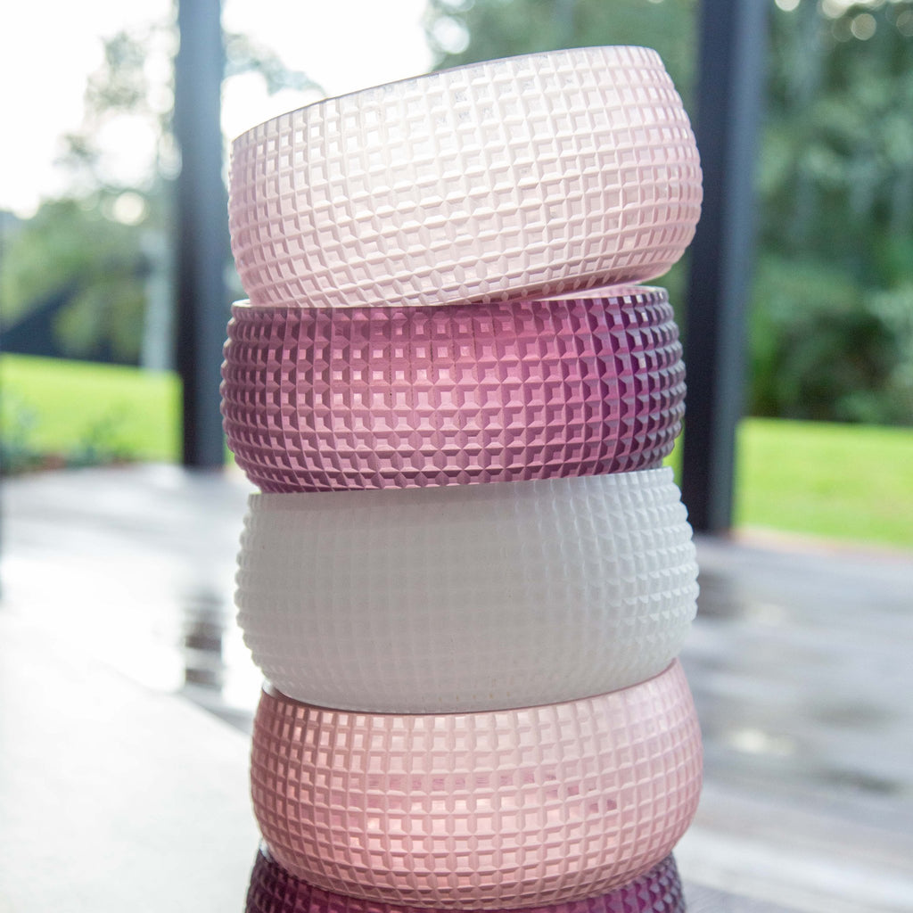 Rocko Bowl Smokey Pink W28cm
